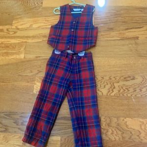 Janie and Jack Vest and pants Size 4.